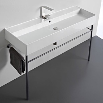 Console Bathroom Sink Trough Console Sink, 48